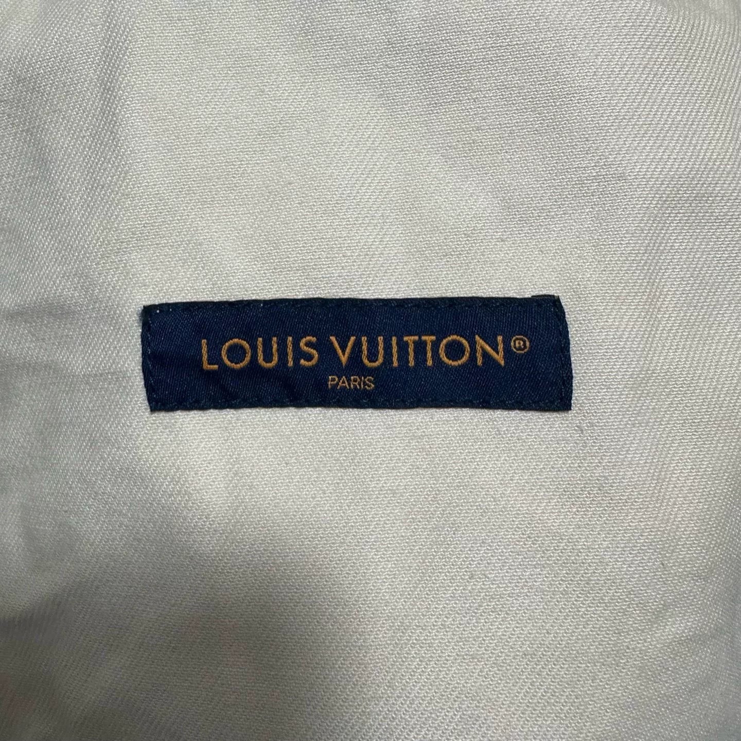 Louis Vuitton Beige All-Over Print Short Sleeve Shirt