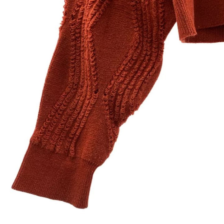 Issey Miyake 1980s Wool Blend Knit Sweater