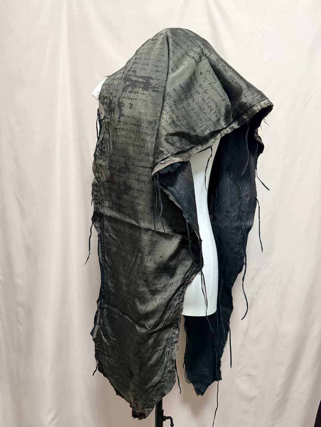 14th Addition Fur Patchwork Panel Jacket/Scarf