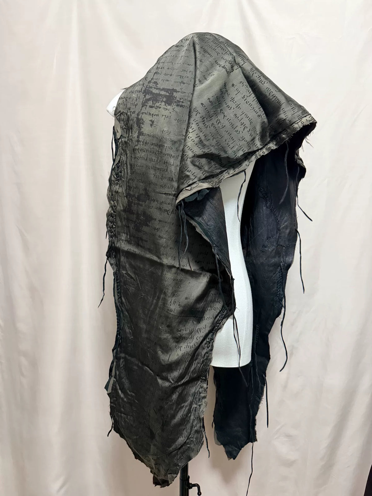 14th Addition Fur Patchwork Panel Jacket/Scarf