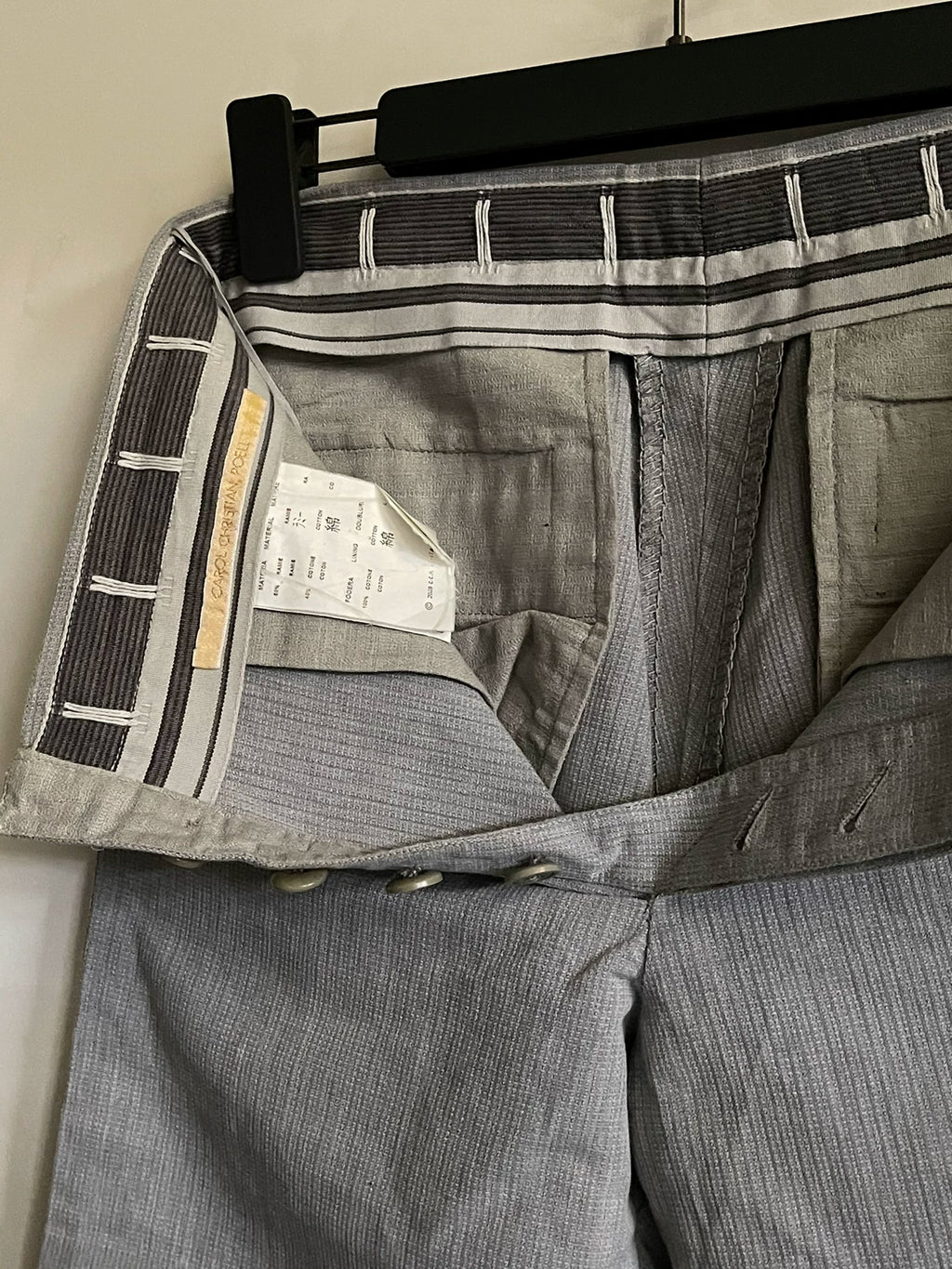 Carol Christian Poell SS09 Linen Trousers