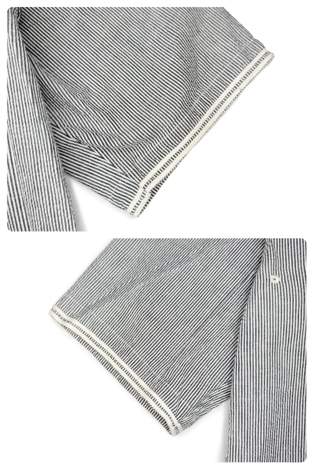 Visvim 23SS Spot Dugout S/S Seersucker Cotton Linen Short Shirt