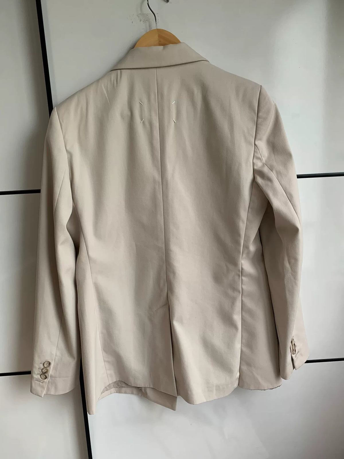 Maison Margiela Beige Double-Breasted Blazer
