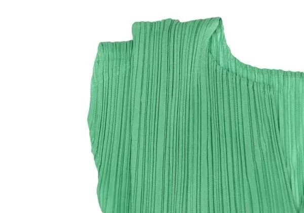 Issey Miyake Vintage Green Pleated Dress