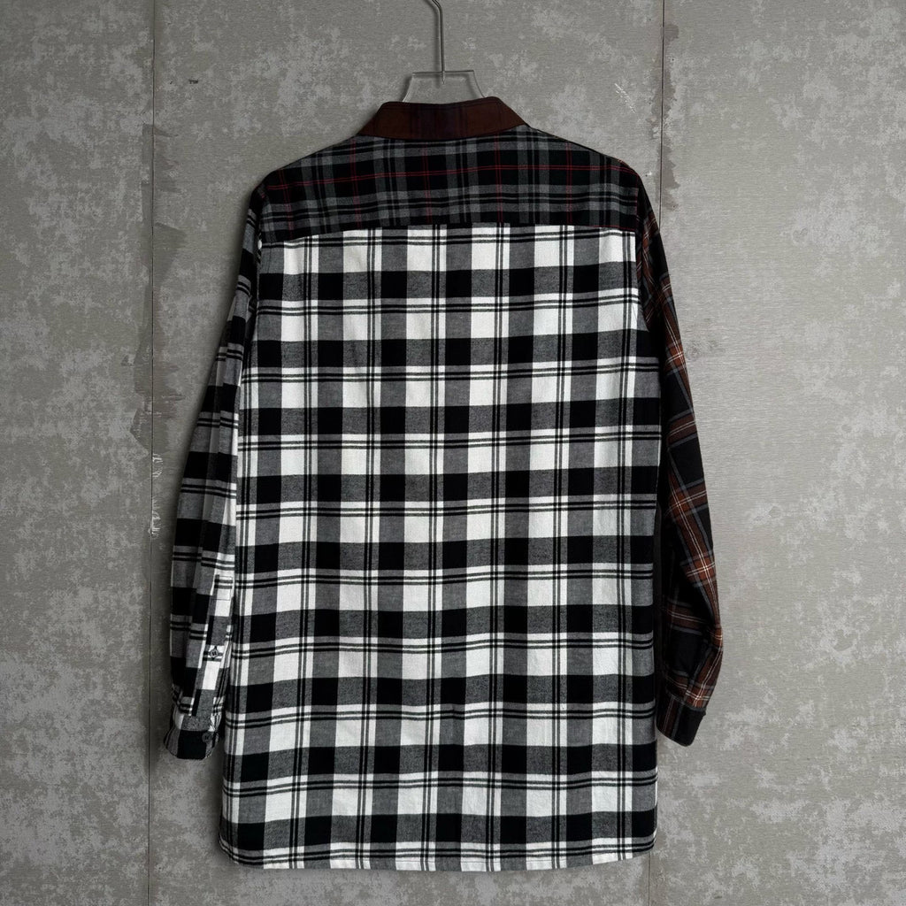LOEWE Checkered Patchwork Shirt