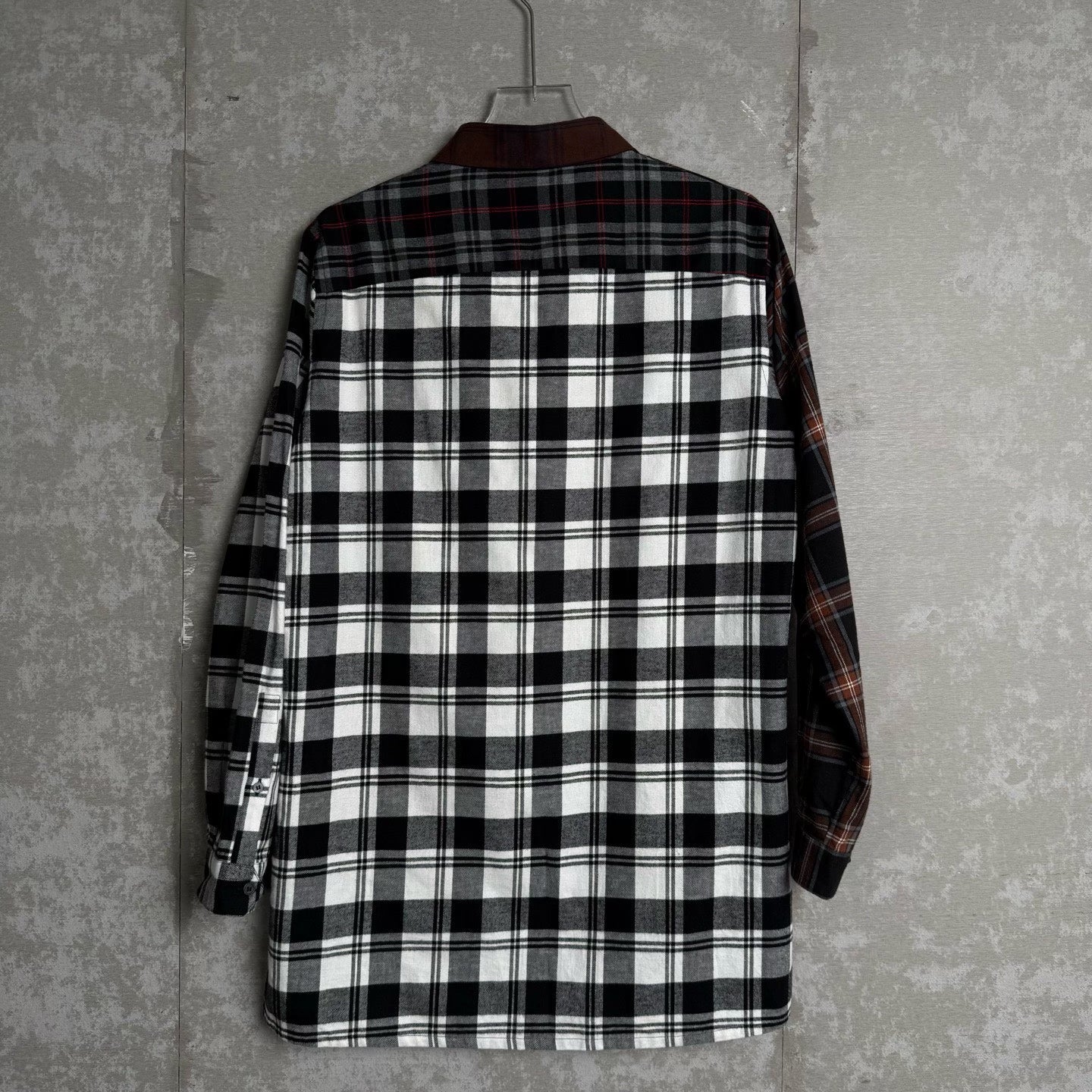 LOEWE Checkered Patchwork Shirt