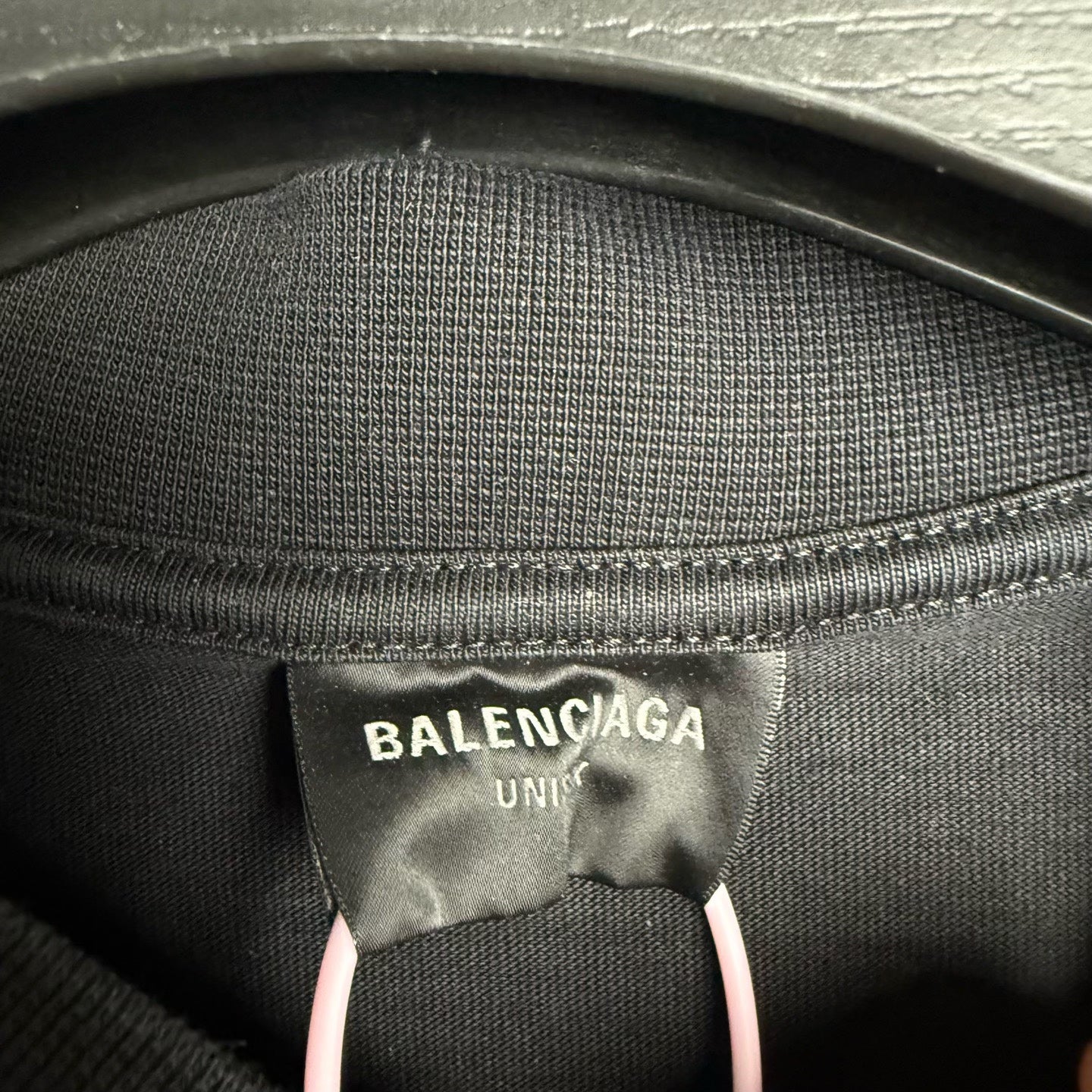 Balenciaga Distressed Sanskrit Letter Print T-Shirt