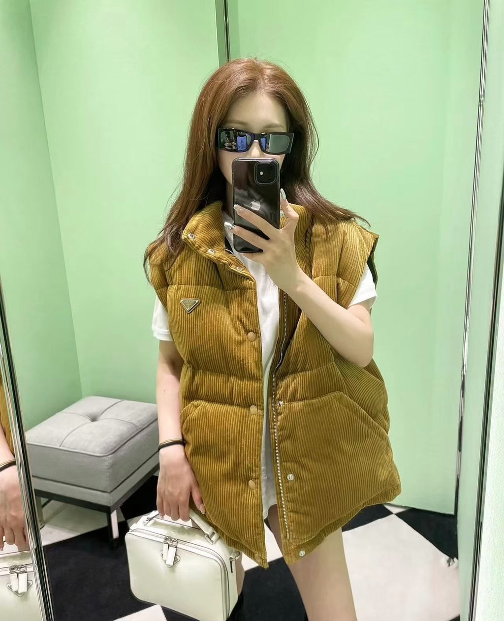 Prada Classic Corduroy Vest
