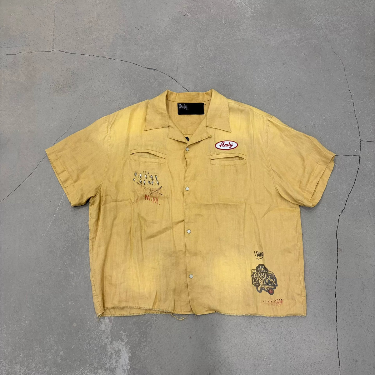 Paly SS26 Hollywood French Appliqué Workwear Shirt