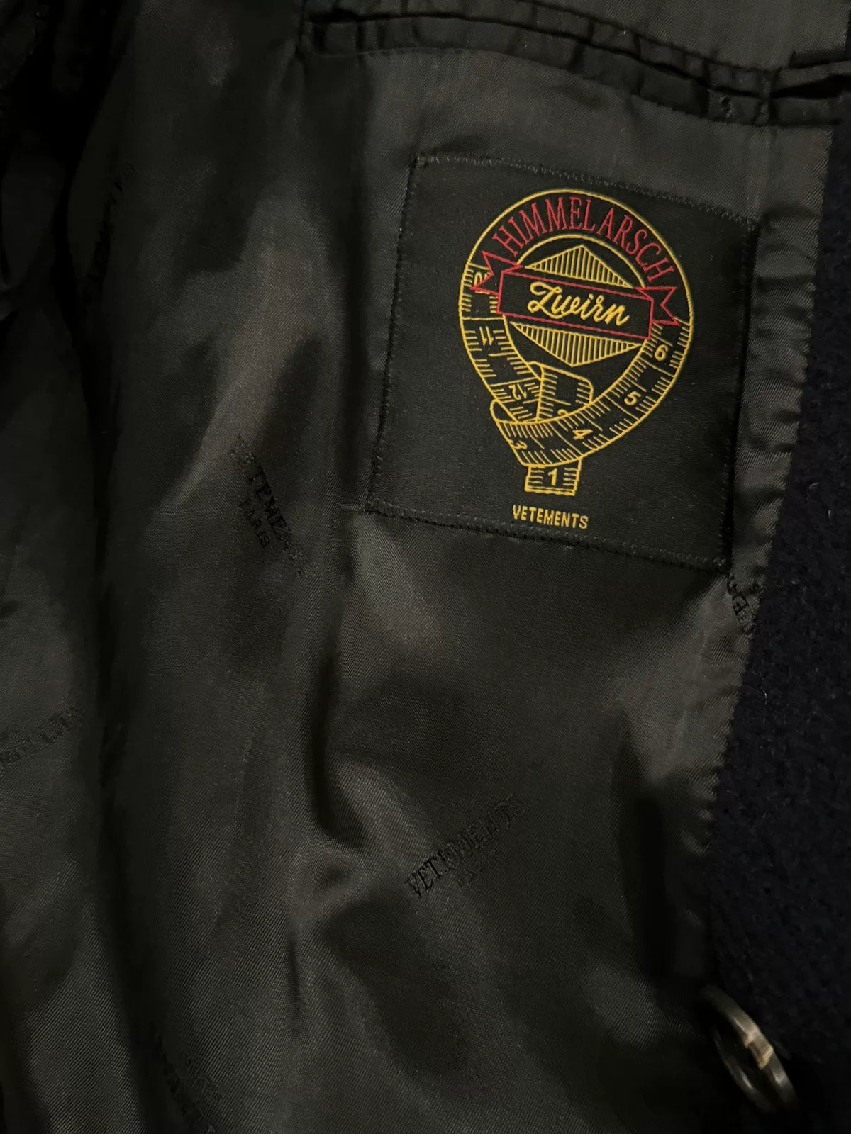 Vetements Reversible Coat
