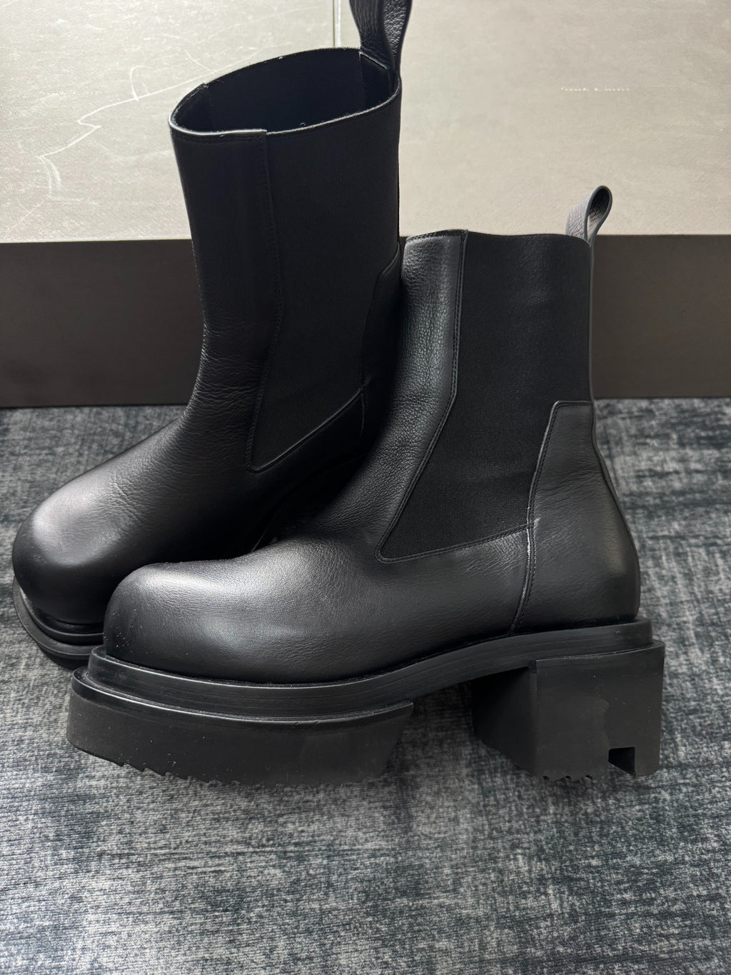 Rick Owens Beatle Ballast Bogun Boots