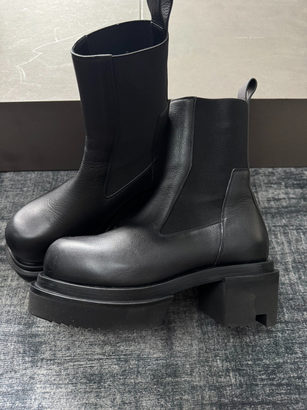 Rick Owens Beatle Ballast Bogun Boots