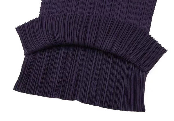 Issey Miyake Vintage Purple Pleated Top