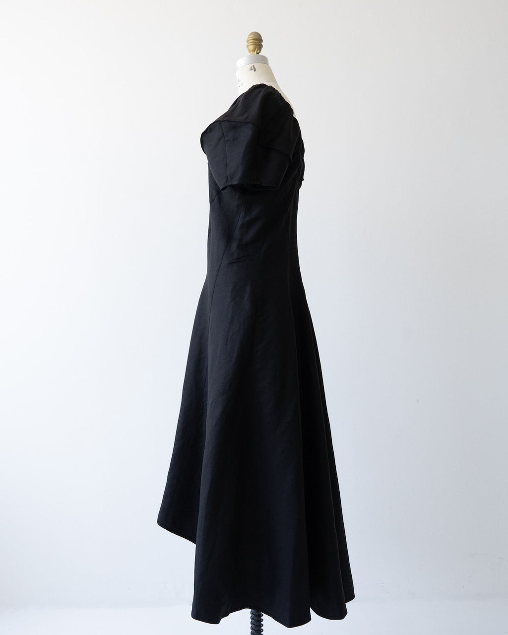 Celine Black Linen Dress