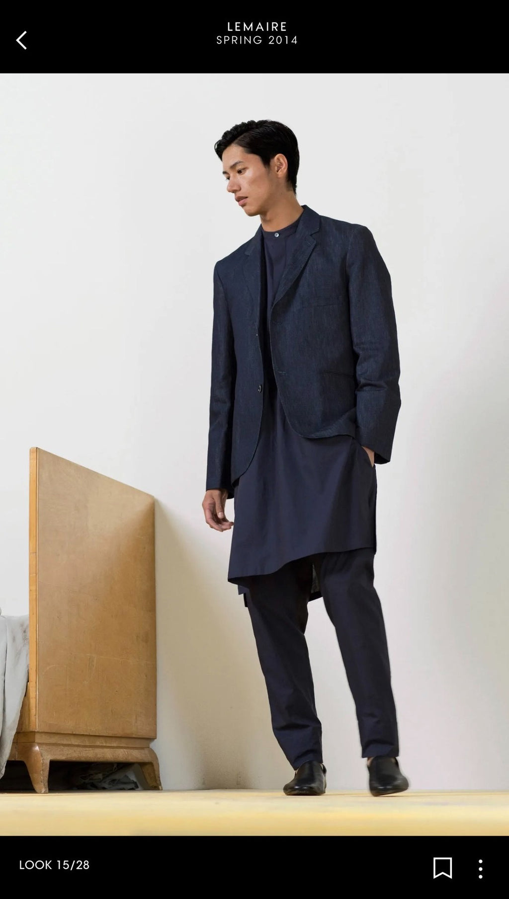LEMAIRE Collection Runway Minimalist Jacket