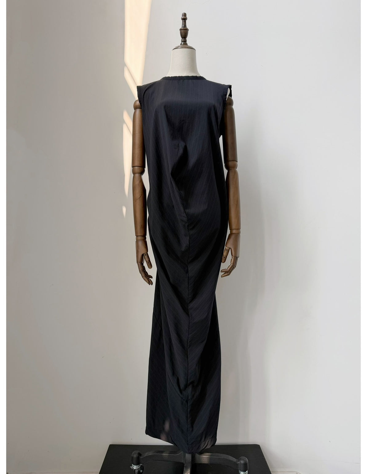 Comme Des Garcons Navy Wool Dress