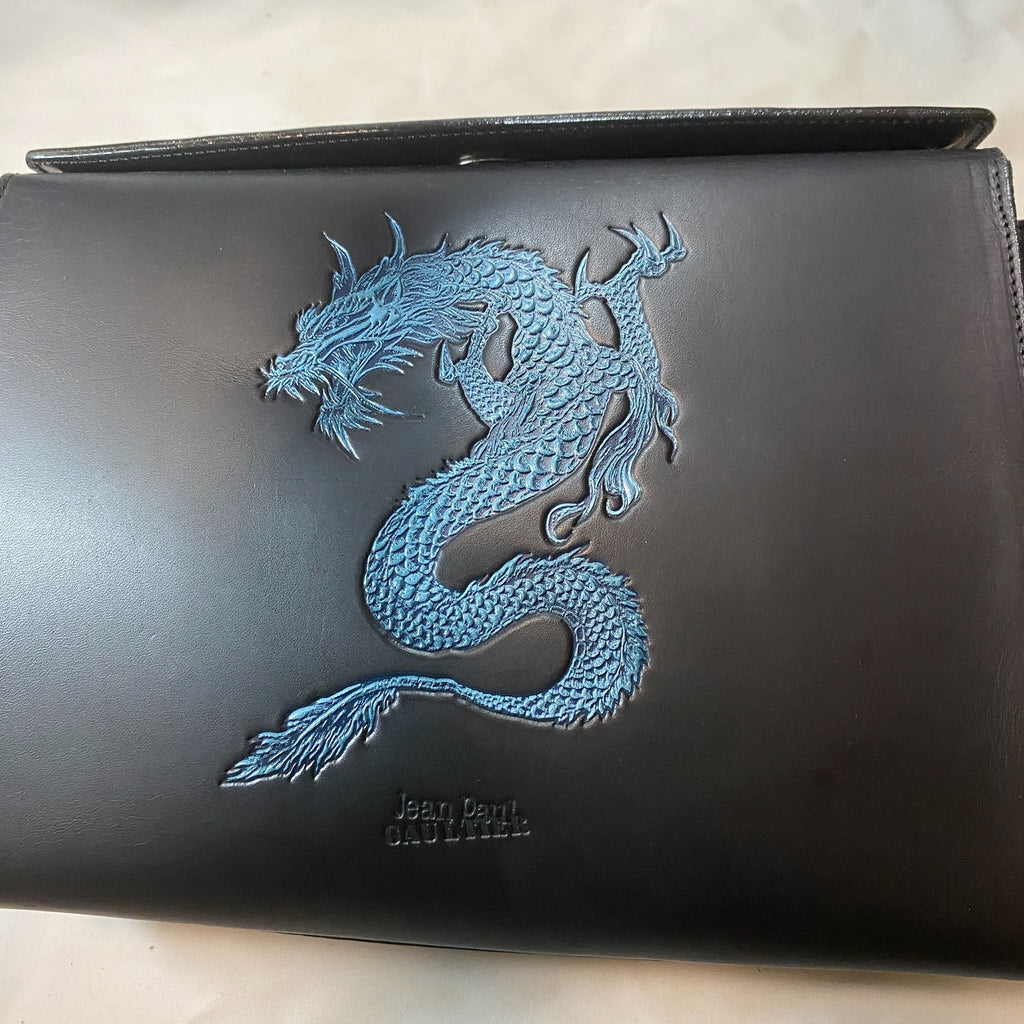 Jean Paul Gaultier Dragon Pattern Thorn Handbag