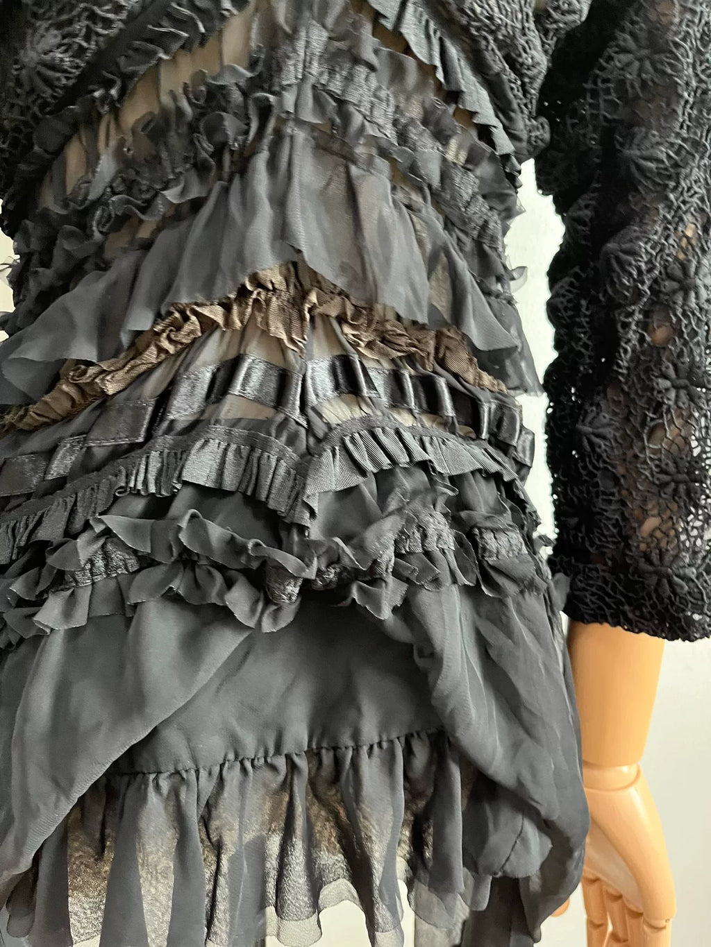 Comme des Garçons Rei Kawakubo 2005 AW Ghost Bride Black Top