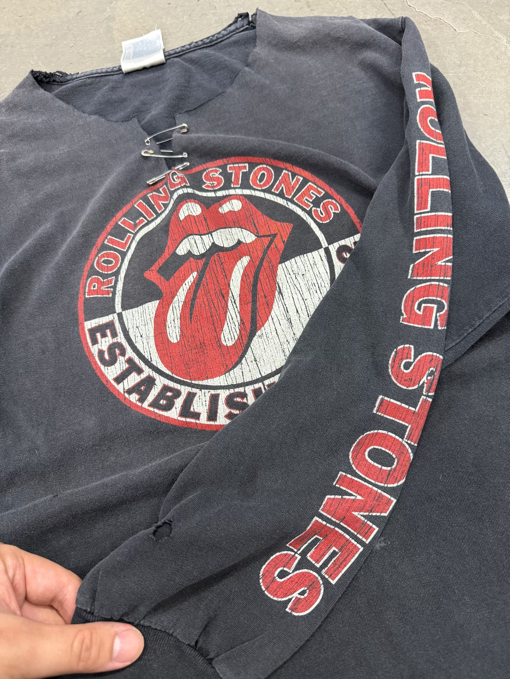 Rolling Stones Long Sleeve 90s Top