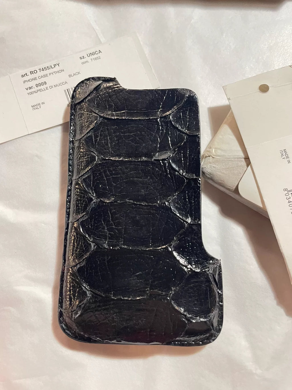 Rick Owens FW13 Island Iphone case python Black Other