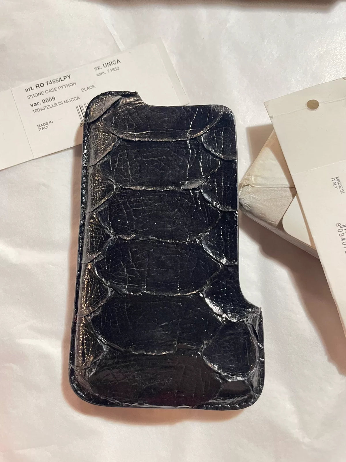 Rick Owens FW13 Island Iphone case python Black Other