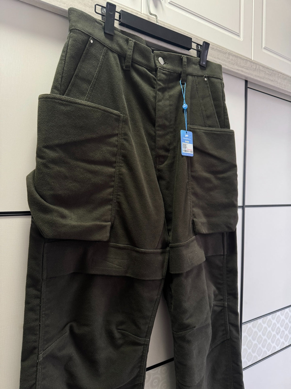 Rick Owens 24FW Stefan Flared Cargo Pants