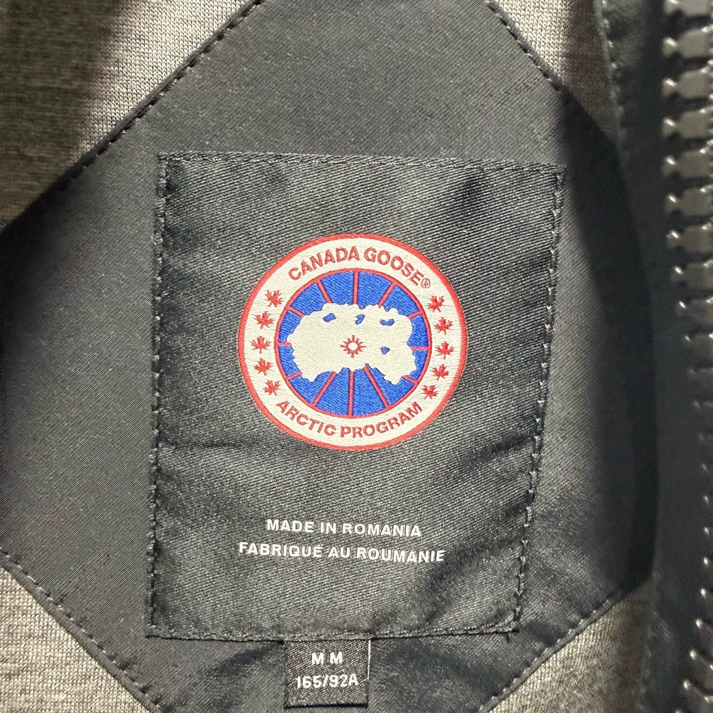 Canada Goose Logo Zip Hoodie