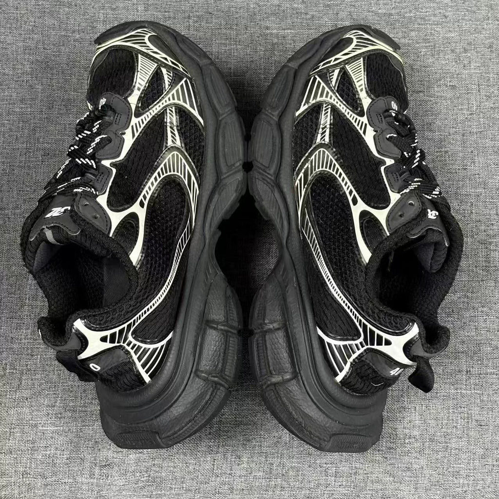 Balenciaga Black Silver Sneakers