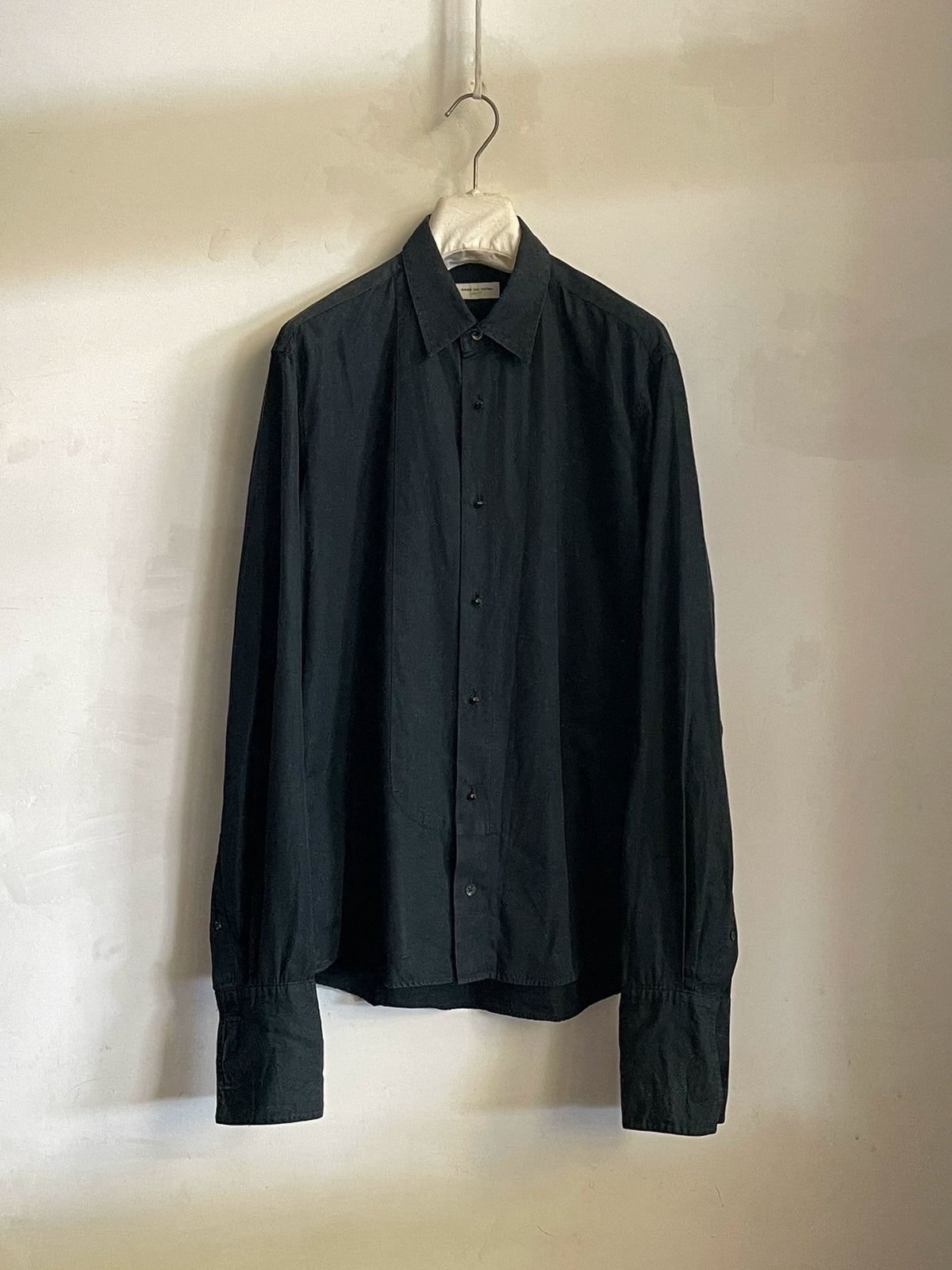 Dries Van Noten Octagonal Diamond Button Cotton Shirt
