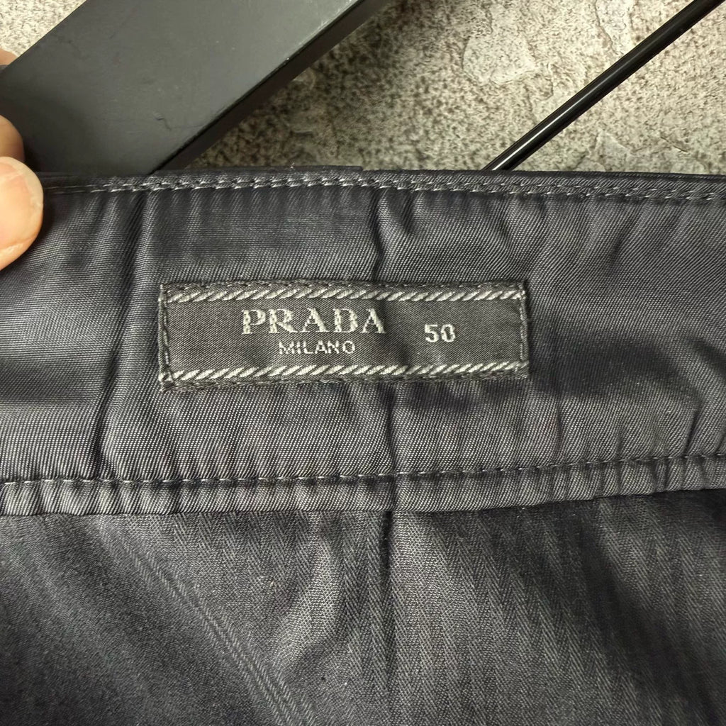 Prada Triangle Logo Shorts