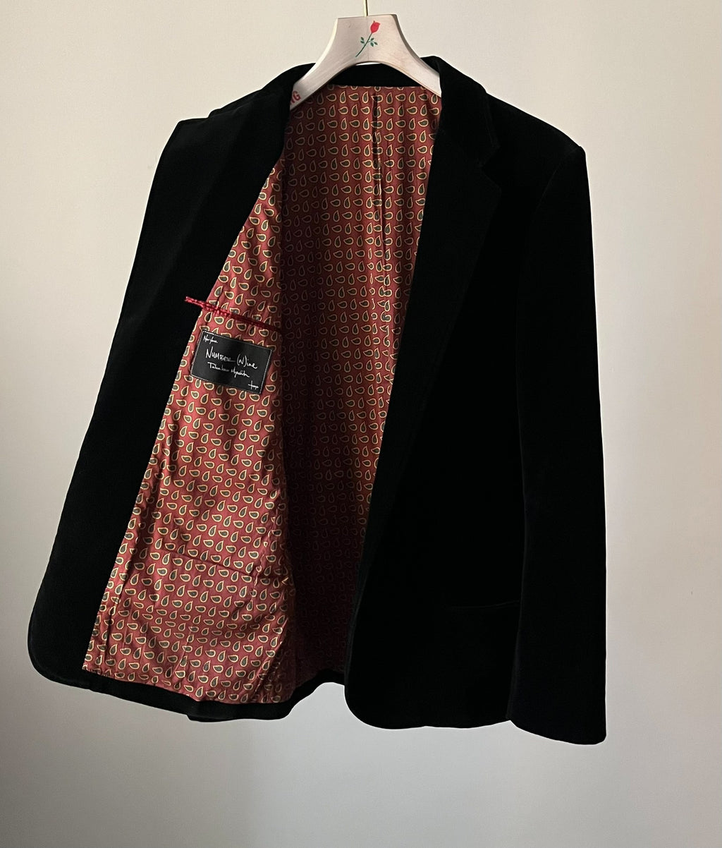 Number (n)ine 03AW Velvet Suit