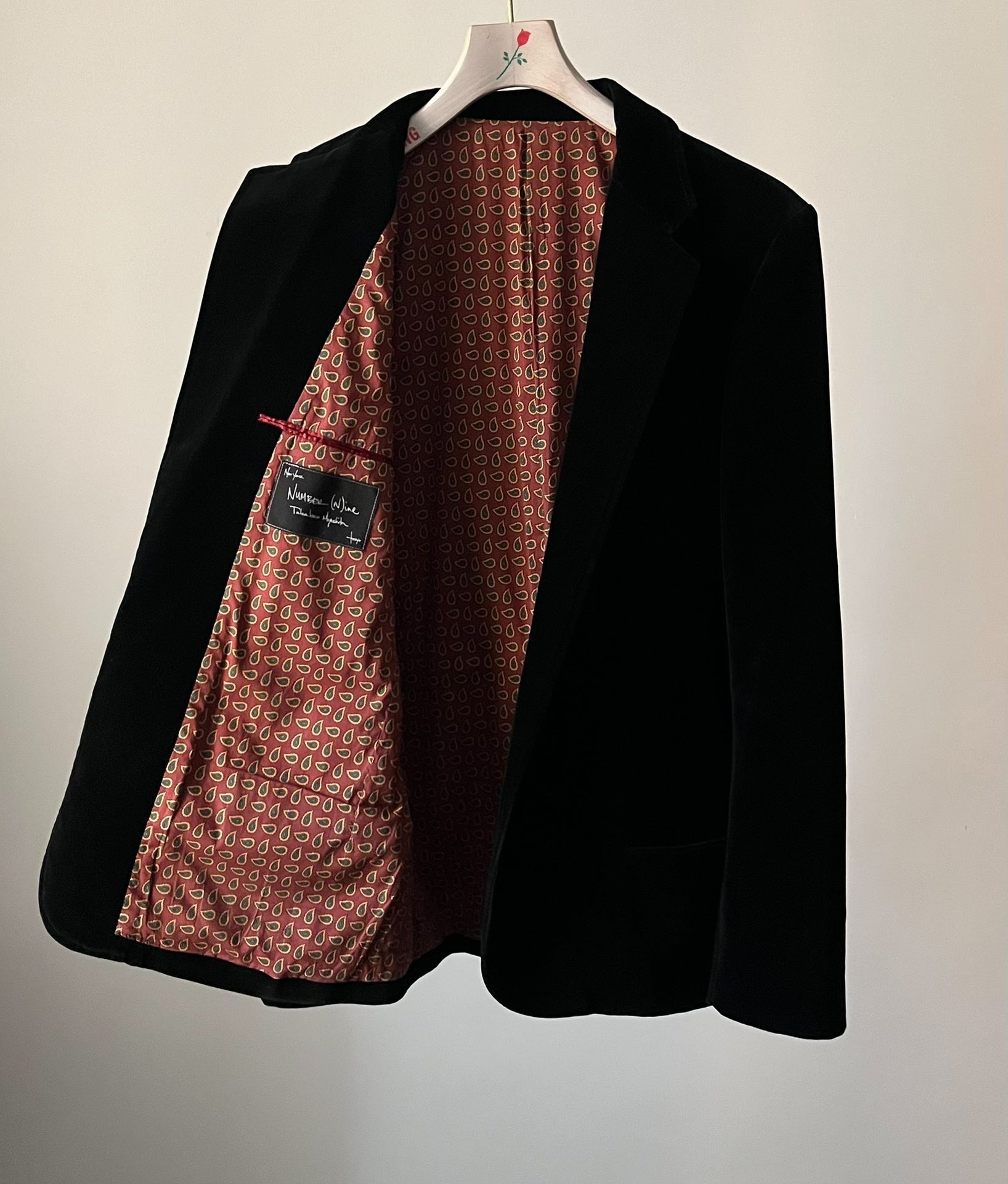 Number (n)ine 03AW Velvet Suit
