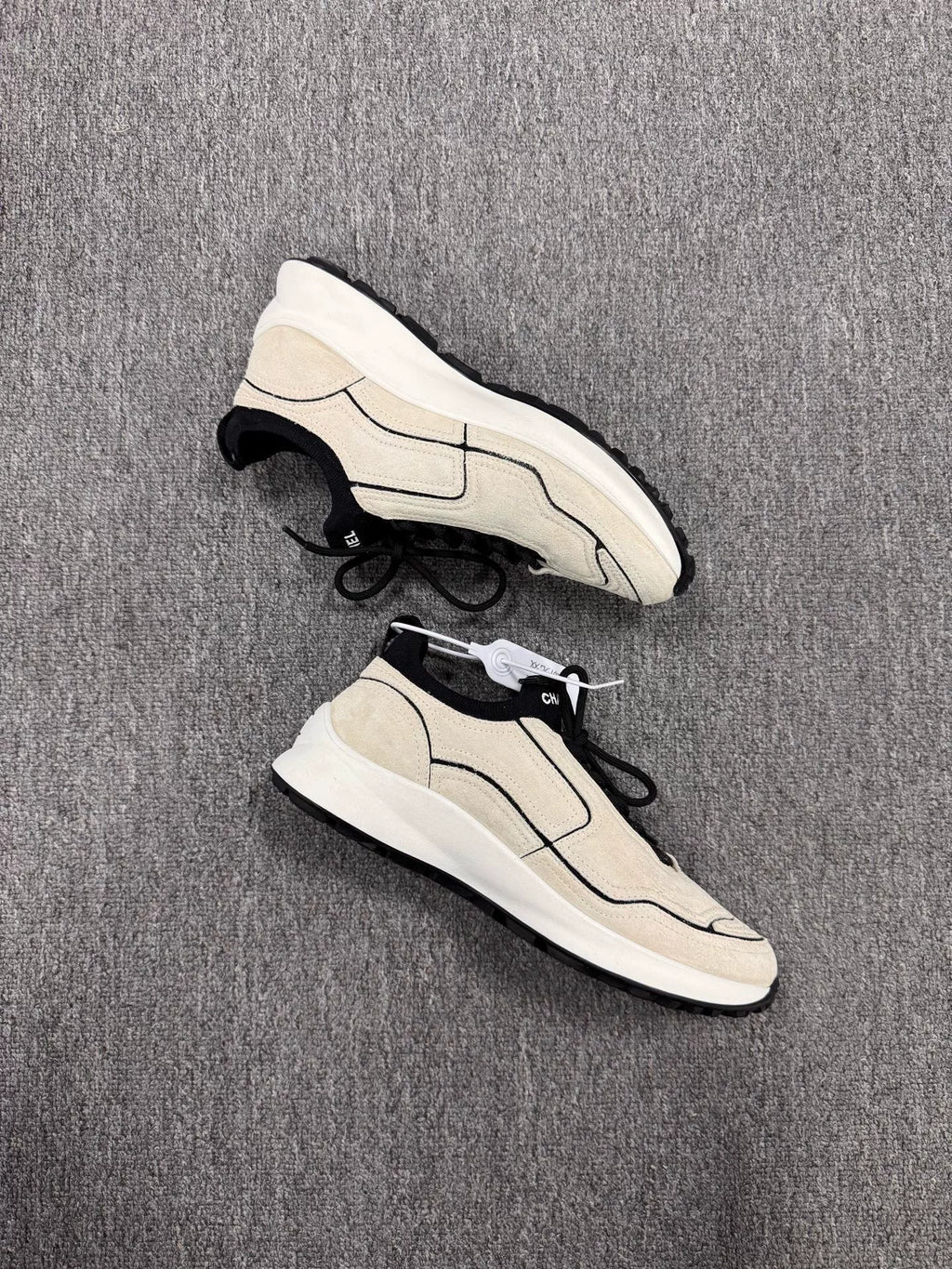 Chanel Black & White Sneakers