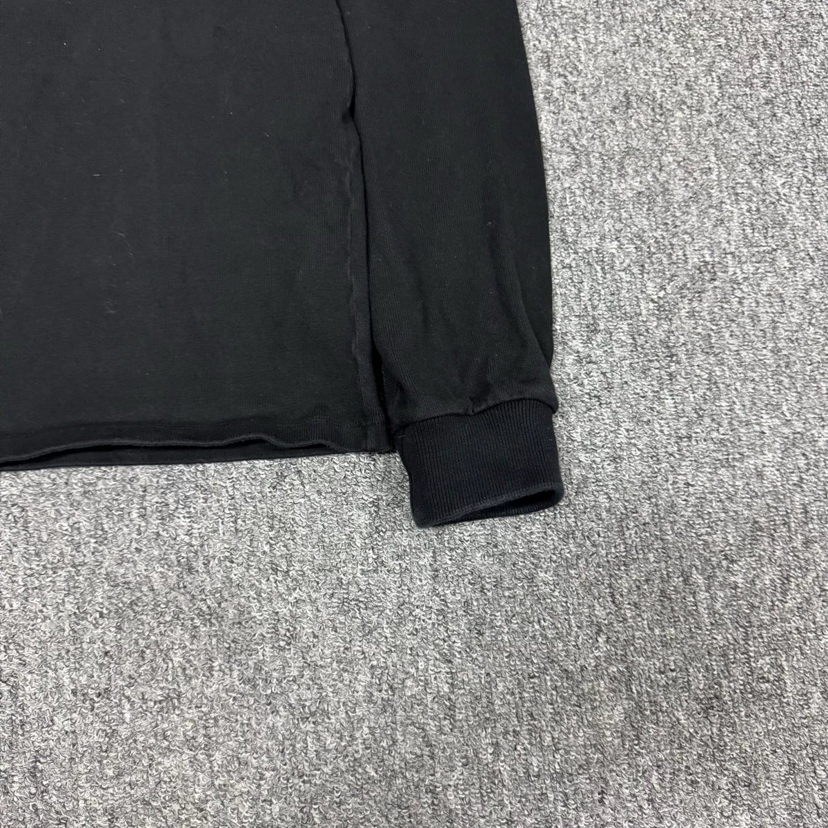 Celine SS25 Black Long Sleeve Polo Top