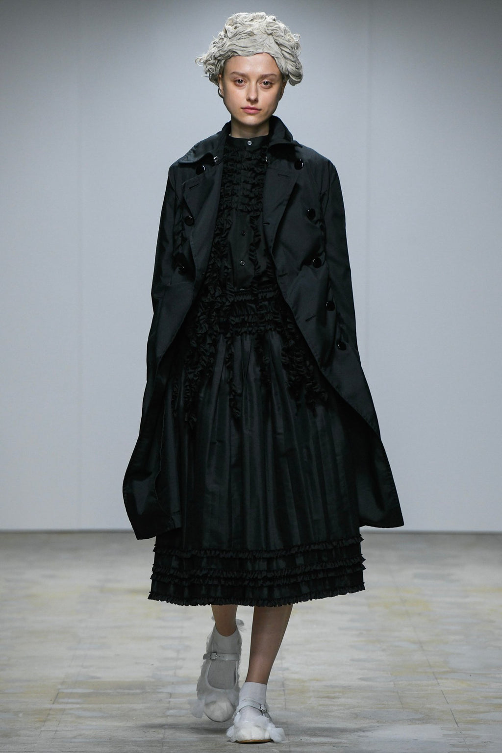Comme Des Garcons 22SS Lace Pleated Skirt - Devines