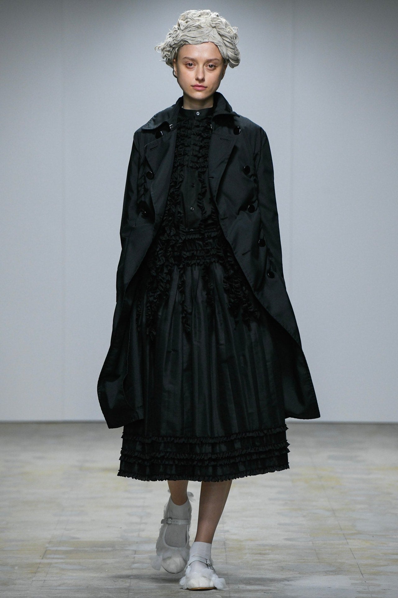 Comme Des Garcons 22SS Lace Pleated Skirt - Devines