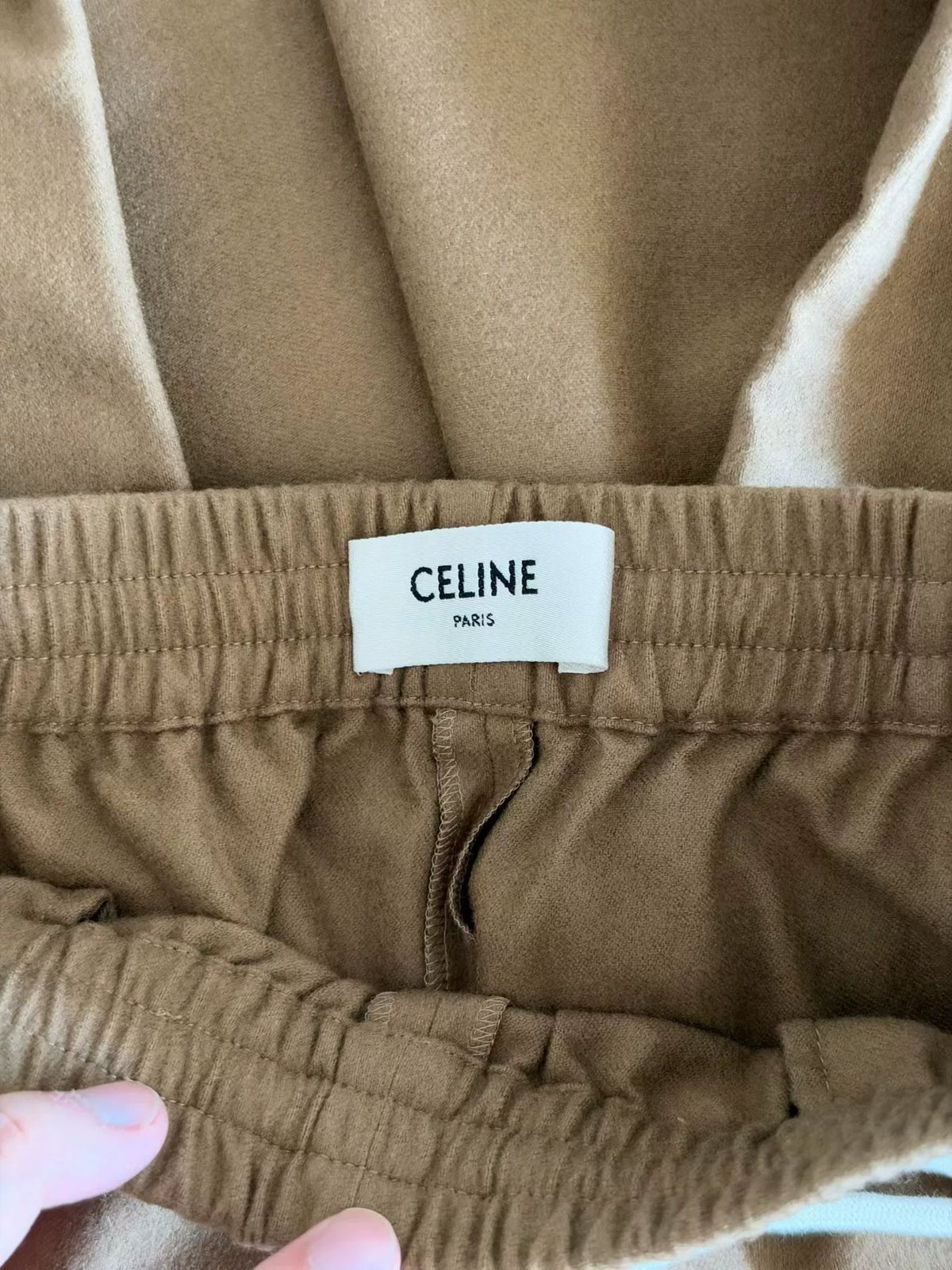 Celine Brown Cashmere Trousers