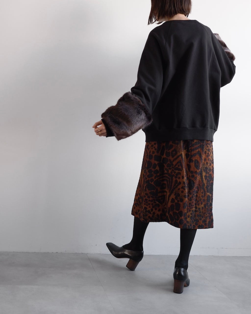 Dries Van Noten AW22 Jacquard Skirt