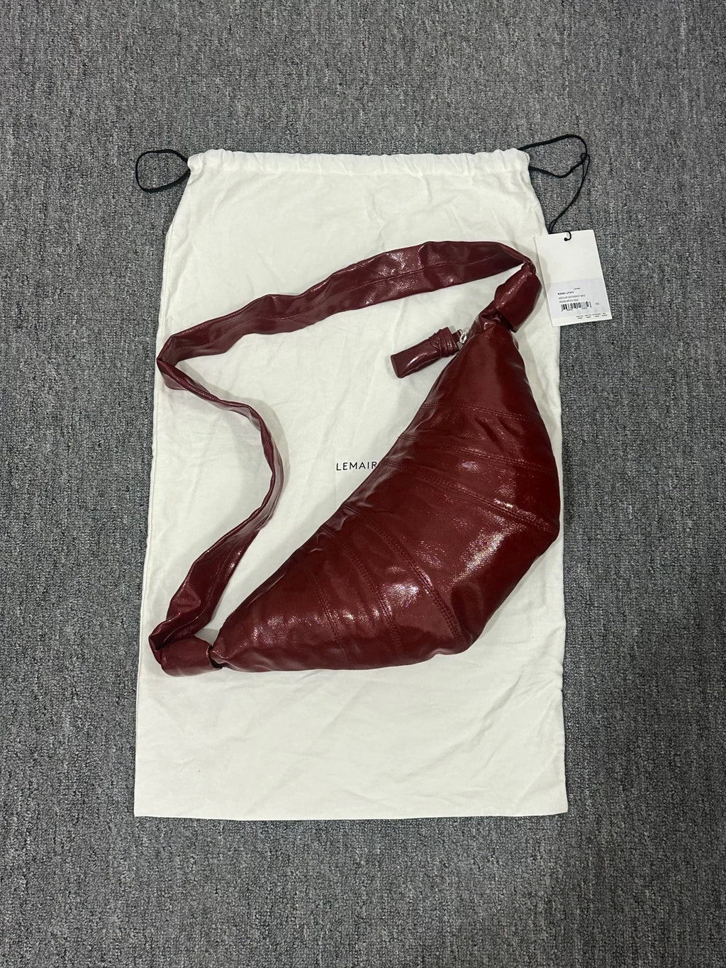 LEMAIRE: Brown Croissant Bag