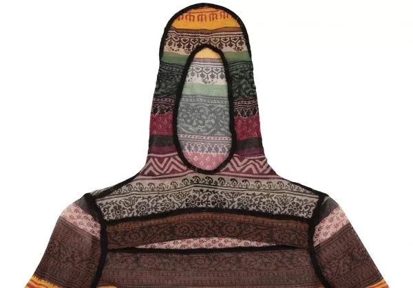 Jean Paul Gaultier Vintage Floral Hooded Mesh Top