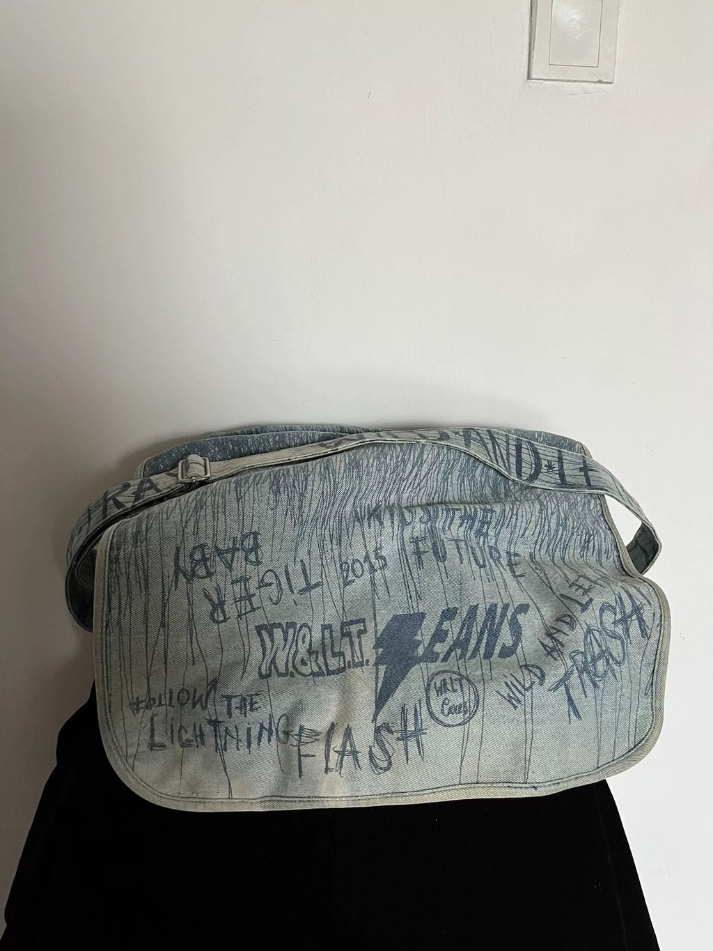 walter van beirendonck Graffiti Crossbody Bag