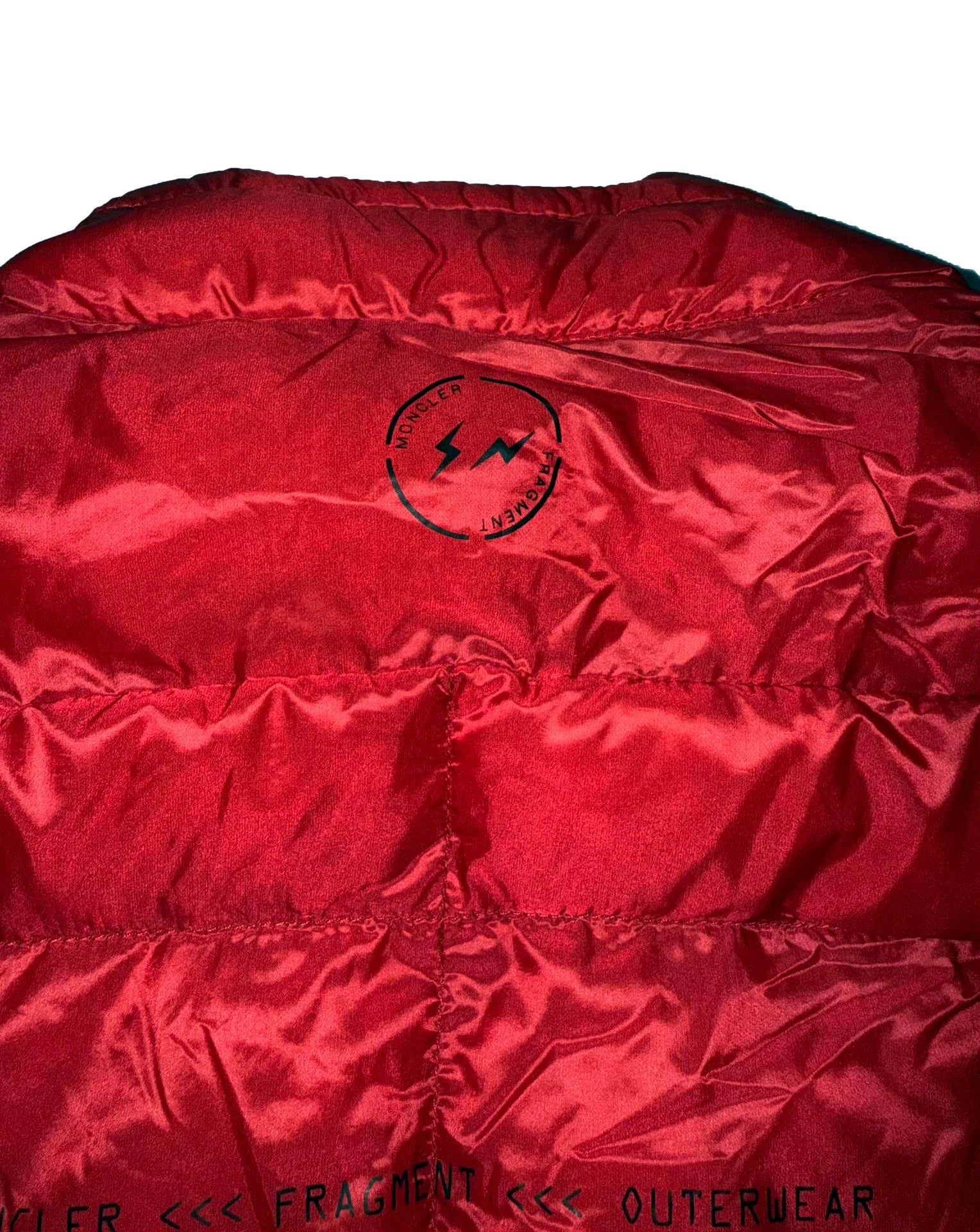 Moncler×fragment Genius Hotz Fujiwara Red Down Jacket