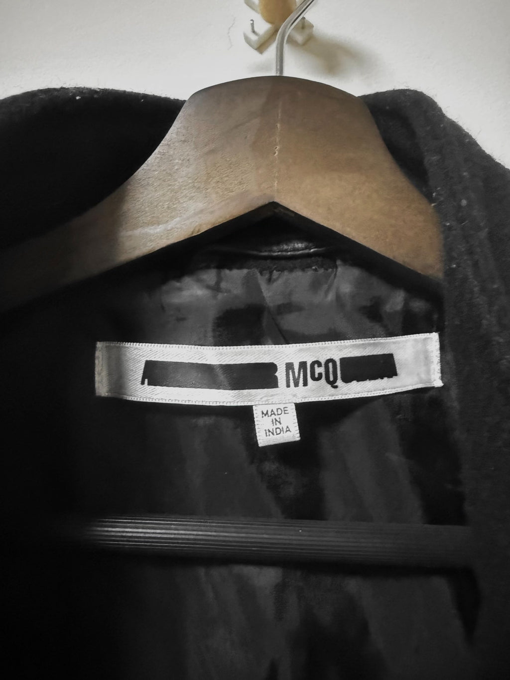 Alexander McQueen 17AW End Embroidered Leather Jacket
