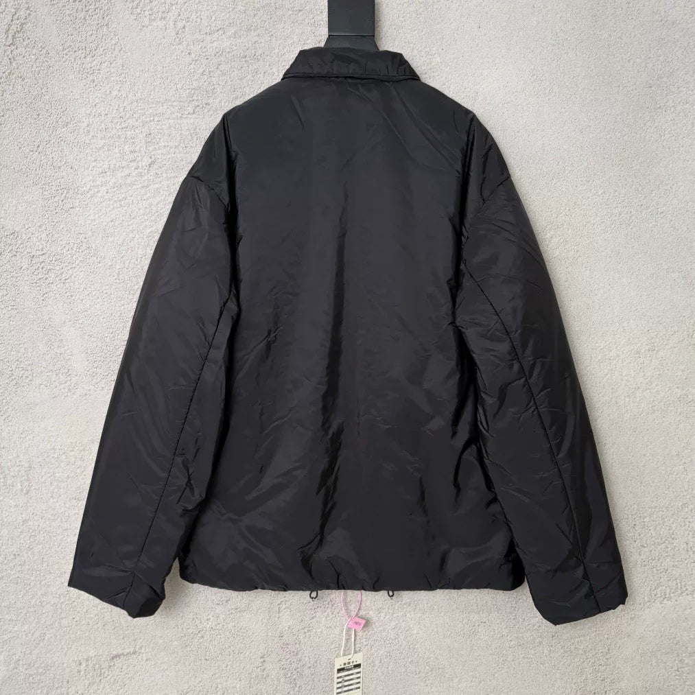 Prada Black Triangle Logo Re-Nylon Jacket