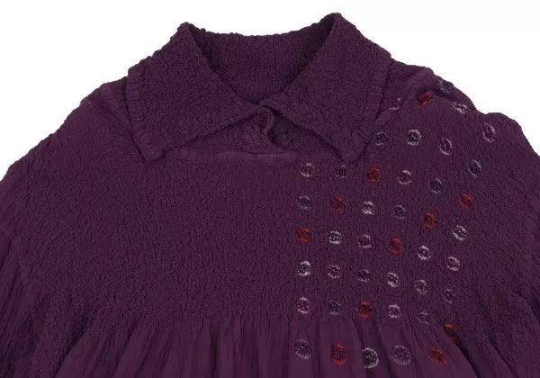 Issey Miyake Vintage Purple Pleated Top