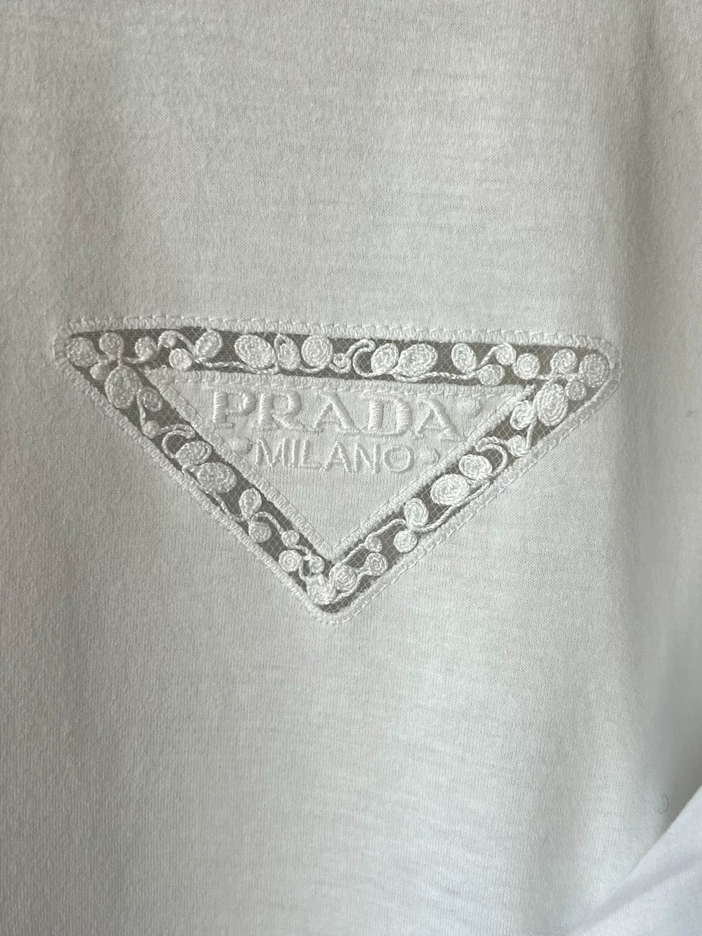 Prada Triangle Logo Dress