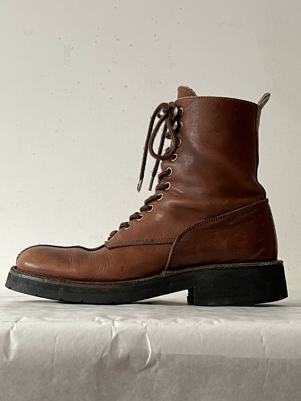 Yohji Yamamoto Patchwork Brown Boots