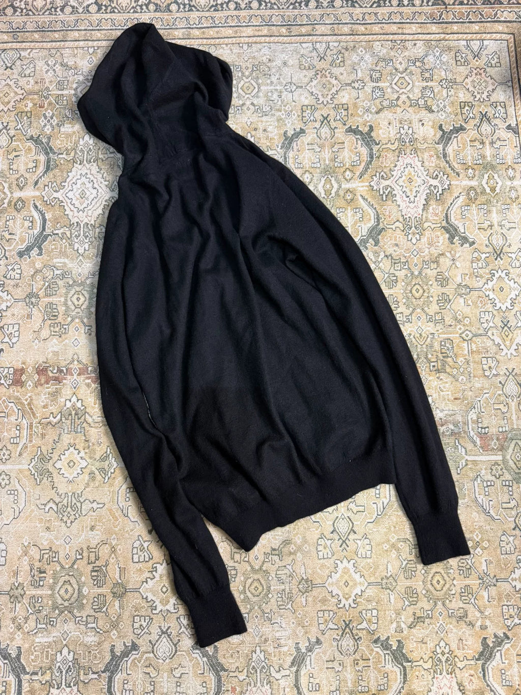 Rick Owens Wool Wizard Hat Coat