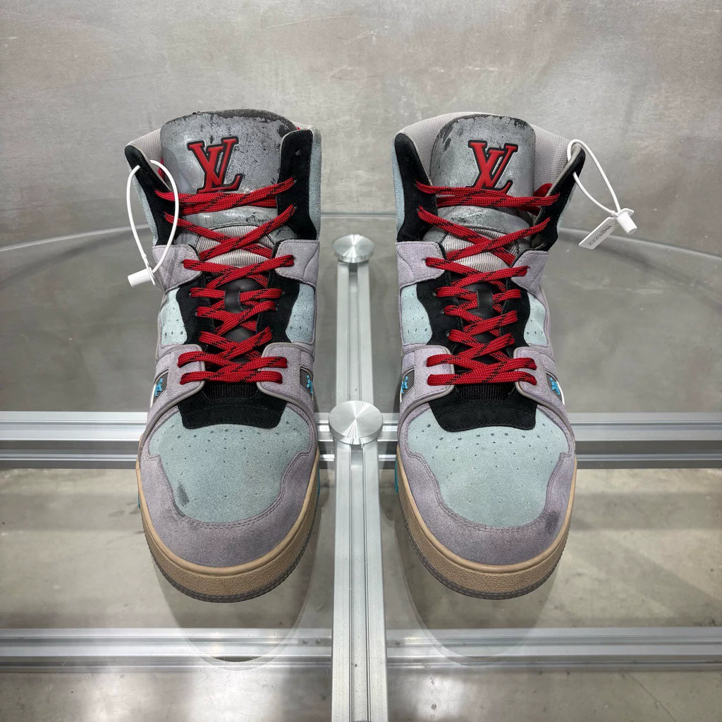 Louis Vuitton LV High-Top Monogram Sneakers Size