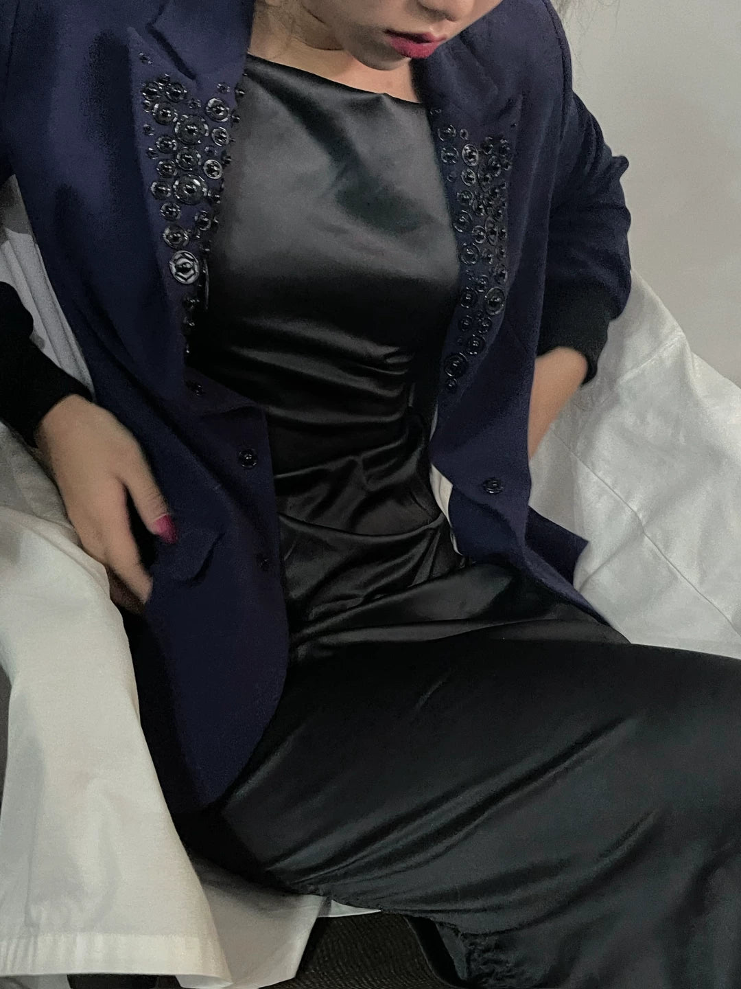 Jean Paul Gaultier buttoned suit jacket